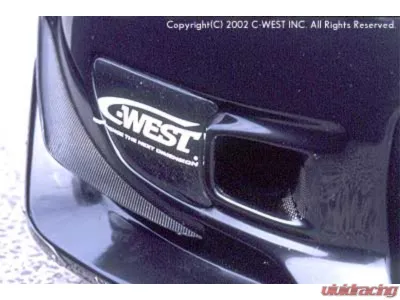 C-West FRP Front Duct Cover for N1 Type 1 Front Bumper Honda S200 1999-2009 - CWT-CAP01-DCFR