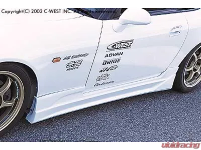 C-West PFRP Side Skirt Honda S200 1999-2009 - CWT-CAP01-SSPF