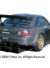 C-West PFRP Type II N1 3P Aero Set Honda S200 1999-2009                                     - CWT-CAP02A-3PPF - Image 2
