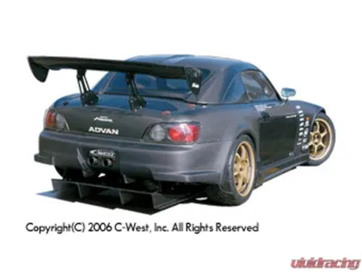 C-West PFRP Type II N1 3P Aero Set Honda S200 1999-2009 - CWT-CAP02A-3PPF