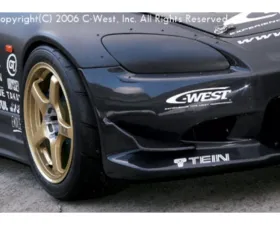 C-West CFRP Front Canards for N1 Type2 Front Bumper Honda S200 1999-2009