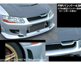C-West PCC Front Bumper Mitsubishi Evo 7 2001-2003