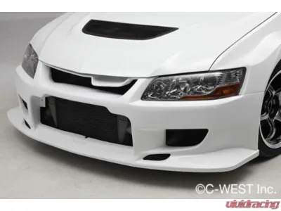 C-West PFRP Type-GT Front Bumper Mitsubishi Evo 8 2003-2005 - CWT-CCTGTA-FBPF