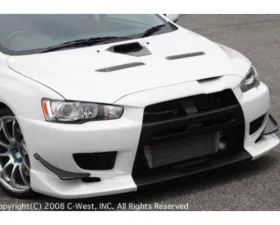C-West PFRP Front Bumper Mitsubishi Evo X 2007