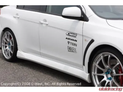 C-West PFRP Side Skirt Mitsubishi Evo X 2007 - CWT-CCZ01A-SSPF
