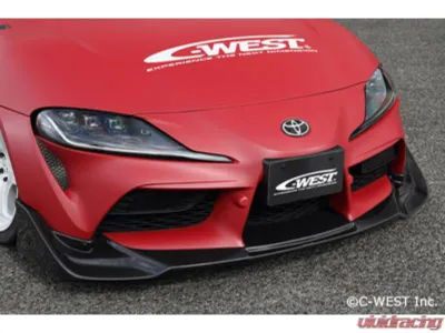 C-West CFRP Front Half Spoiler Toyota Supra 2019 - CWT-CDB01A-FHSCF