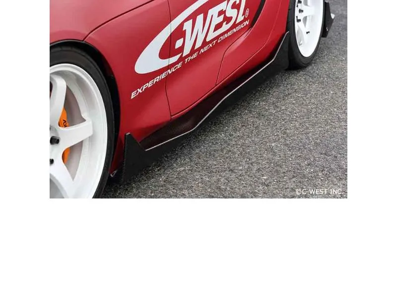 C-West CFRP Side Under Spoiler Toyota Supra 2019 - CWT-CDB01A-SFCF