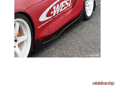 C-West CFRP Side Under Spoiler Toyota Supra 2019 - CWT-CDB01A-SFCF