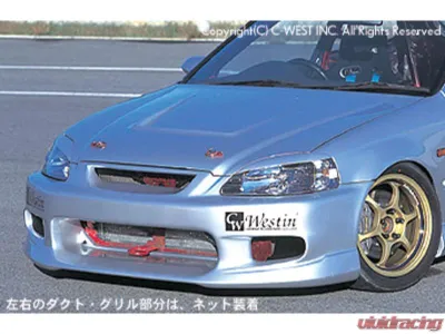C-West PFRP Front Bumper Honda Civic 1997-1998 - CWT-CEK01A-3PPF