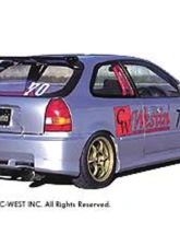 C-West PFRP 3P Aero Set Honda Civic 1998-2000                                     - CWT-CEK01B-3PPF - Image 2
