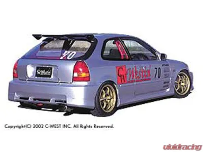 C-West PFRP 3P Aero Set Honda Civic 1998-2000 - CWT-CEK01B-3PPF