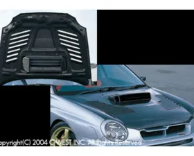 C-West PCC Super Aero Hood Subaru Impreza 2000-2004