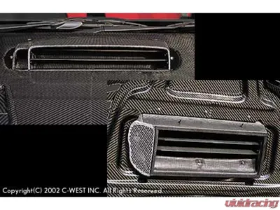 C-West FRP Hood Air Intake Subaru Impreza 2000-2004 - CWT-CGD01A-BAIFR