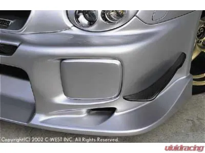 C-West FRP Duct Covers for Front Bumper Subaru Impreza 2000-2004 - CWT-CGD01A-DCFR