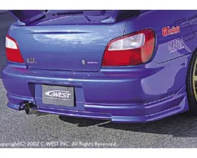 C-West PFRP Rear Half Spoiler Subaru Impreza 2000-2004