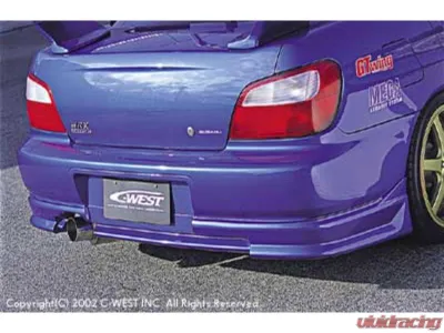 C-West PFRP Rear Half Spoiler Subaru Impreza 2000-2004 - CWT-CGD01A-RHSPF