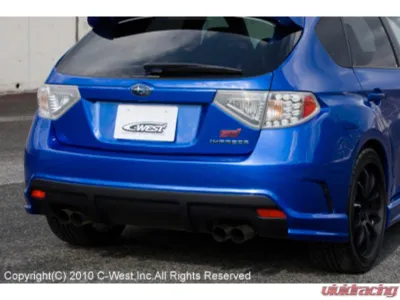 C-West FRP Rear Bumper Subaru Impreza 2007-2010 - CWT-CGR01A-RBPF