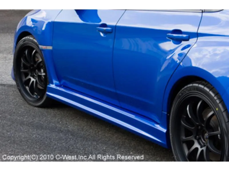 C-West PFRP Side Skirt Subaru Impreza 2007-2010 - CWT-CGR01A-SSPF