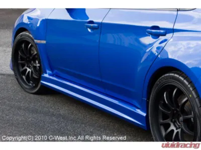 C-West PFRP Side Skirt Subaru Impreza 2007-2010 - CWT-CGR01A-SSPF
