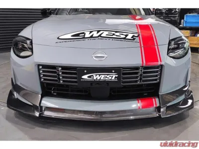C-West CFRP Front Half Spoiler Nissan 400Z 2023+ - CWT-CRZ3401A-FHSCF