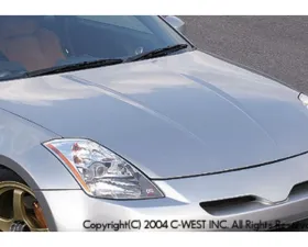 C-West FRP Aero Hood, No Louver Nissan 350Z 2002-2005