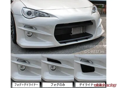 C-West PFRP Front Bumper, w/Fog Subaru BRZ 2012 - CWT-CZC601A-FB1PF