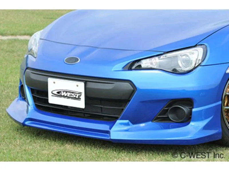 C-West CF/FRP Front Half Spoiler Subaru BRZ 2012 - CWT-CZC601A-FHSHC