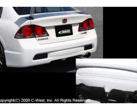 C-West PFRP Rear Bumper Honda Civic 2007-2010