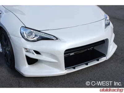 C-West PFRP Front Bumper, No Fog Hole Toyota GT86 2012-2016 - CWT-CZN601A-FB