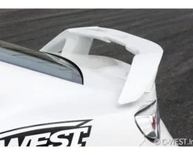 C-West ABS Rear Half Spoiler, Satin White Pearl (37J) Subaru BRZ 2012