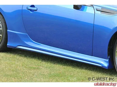 C-West ABS Side Skirt, Satin White Pearl (37J) Subaru BRZ 2012 - CWT-CZN601ASSWAB