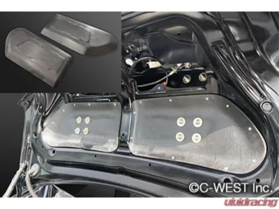 C-West CFRP Reinforcement Panel for GT Wing Toyota GT86 2012-2021 - CWT-CZN601ATRRCF