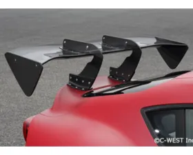 C-West CFRP 1500mm Universal GT-Wing Swan Neck