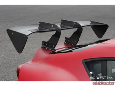 C-West CFRP 1500mm Universal GT-Wing Swan Neck - CWT-GTWSN1500STD