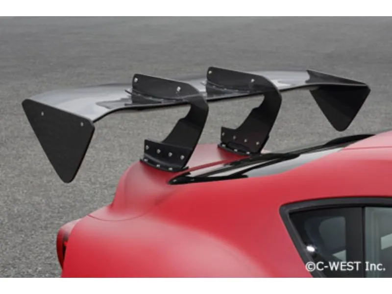 C-West CFRP 1600mm Universal GT-Wing Swan Neck - CWT-GTWSN1600STD