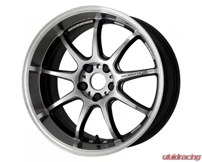 Work Wheels Emotion D9R Wheel 18x10.5 5x114.3 +15mm GT Silver Rim Cut - WD9R-18105-15-GTSRC
