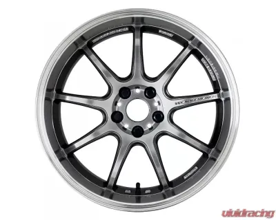 Work Wheels Emotion D9R Wheel 18x10.5 5x114.3 +15mm GT Silver Rim Cut - WD9R-18105-15-GTSRC
