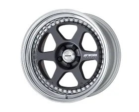 Work Wheels Meister L1 3P 18x9.0 5x120 +14mm R-Disk (MGM) Matte Gunmetal (58mm lip size)