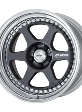 Work Wheels Meister L1 3P 18x9.0 5x120 +14mm R-Disk (MGM) Matte Gunmetal (58mm lip size)                                     - WL13P189014RVMGM - Image 2