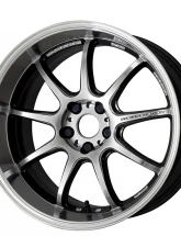 Work Emotion D9R Wheel 19x9.5 Inch 5x114.3 +38mm GT Silver Rim Cut                                     - WD9R199538YSRC - Image 5