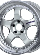 Work Meister S1 3P Wheel 18x10.5 Matte Gunmetal Center | Glossy Bronze Lip | Gold Bolts                                     - W-S1-3P-18x105-MGM-GBRZL-GLD - Image 4