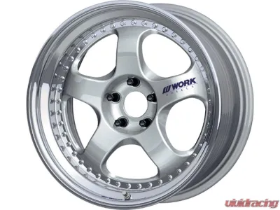 Work Meister S1 3P Wheel 18x10.5 Matte Gunmetal Center | Glossy Bronze Lip | Gold Bolts - W-S1-3P-18x105-MGM-GBRZL-GLD