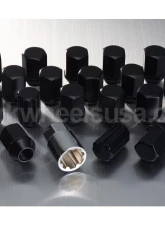 Work Wheels Black M12x1.5 RS Type Closed End Lug Nuts                                     - WRSM12x1.5BKC - Image 4