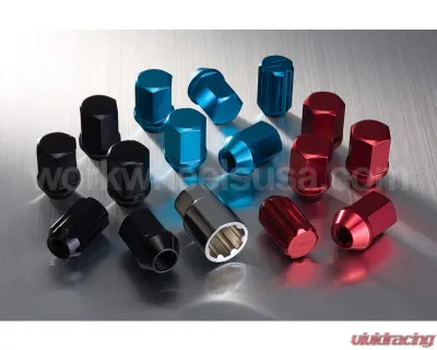 Work Wheels Black M12x1.5 RS Type Closed End Lug Nuts - WRSM12x1.5BKC