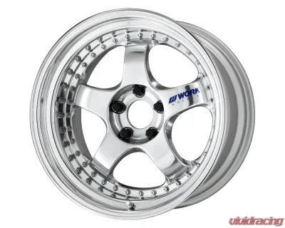 Work Wheels Meister S1 3P 19x10.5 5x114.3 12mm Buffed (PP) - WS13P1910512RYPP