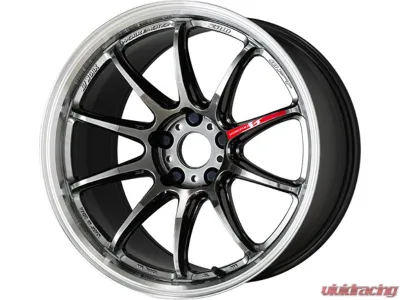 Work Emotion ZR10 Wheel 19x8.5 5x114.3 38mm Black Diamond Lip Cut - WZR10198538YBLKC