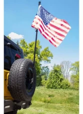Fishbone Offroad Spare Tire Flag Mount Jeep Wrangler 2018+                                     - FB21289 - Image 6