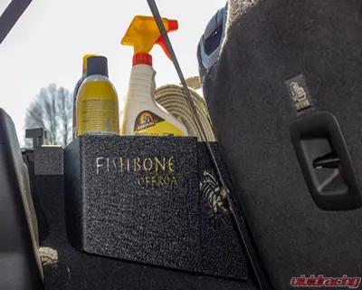 Fishbone Offroad Driver Side Wheel Well Single Storage Bin Wrangler Unlimited JL | Rubicon Unlimited 2018+ - FB25215