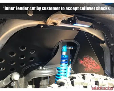 Fishbone Offroad Front Inner Fenders Jeep Wrangler 2007-2018 - FB33007F