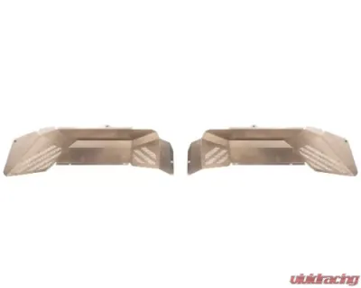 Fishbone Offroad Rear Raw Aluminum Inner Fenders Jeep Gladiator 2020-2024 - FB33210R